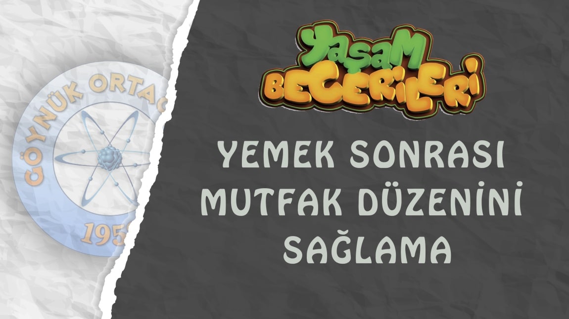 Yemek Sonrası Mutfak Düzenini Sağlama Etkinliği